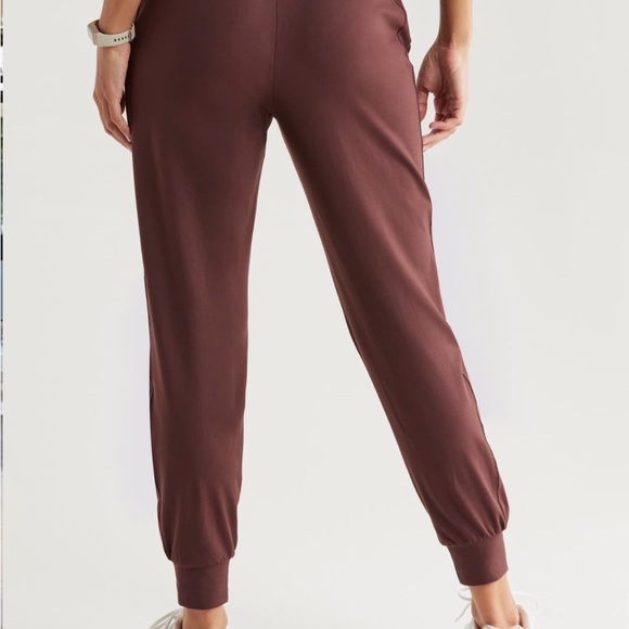 Zella Women's Burgundy Jogger Pants - Picture 3 of 9